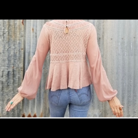 Free People Peplum Top - Size M - Picture 2 of 10